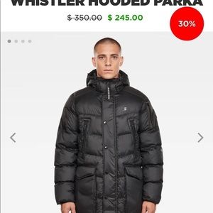 Gstar parka down coat brand new worn 3 times STRAIGHT FROM THE G-star store!!!!